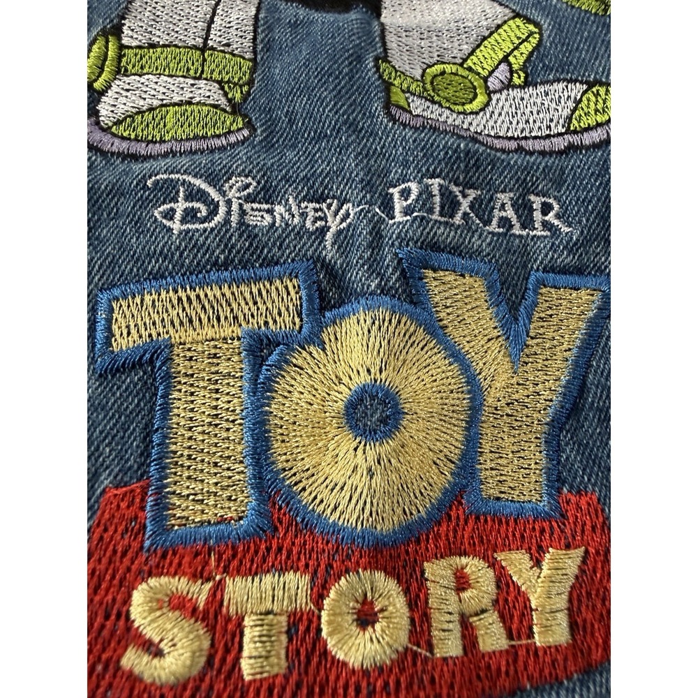 Disney Store Toy Story 25th Anniversary Denim Embroidered Trucker Jacket Sz XXL - Picture 8 of 16